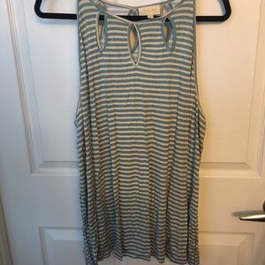 Modcloth Shoutout to Cutouts tank Paradise 3x BNWT
